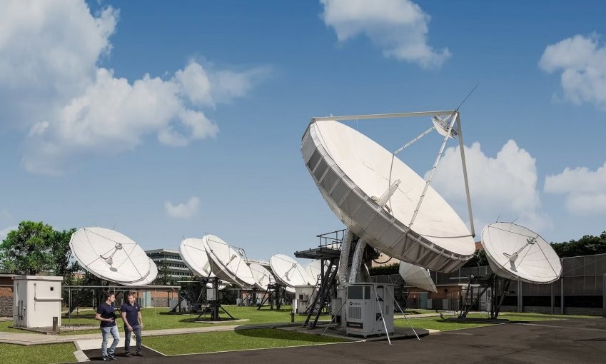 Le site d'Eutelsat à Turin